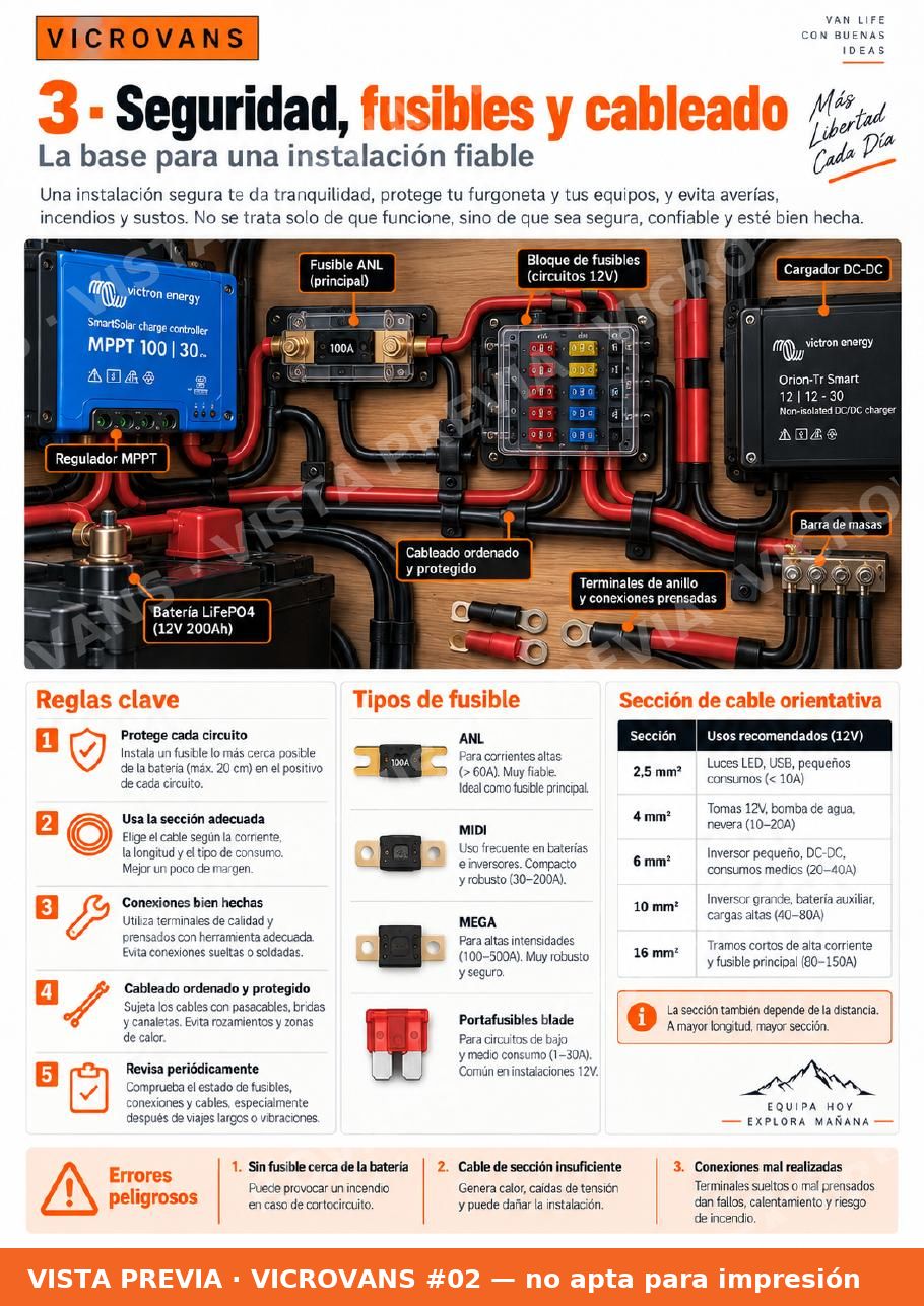 Página sobre protecciones y cableado