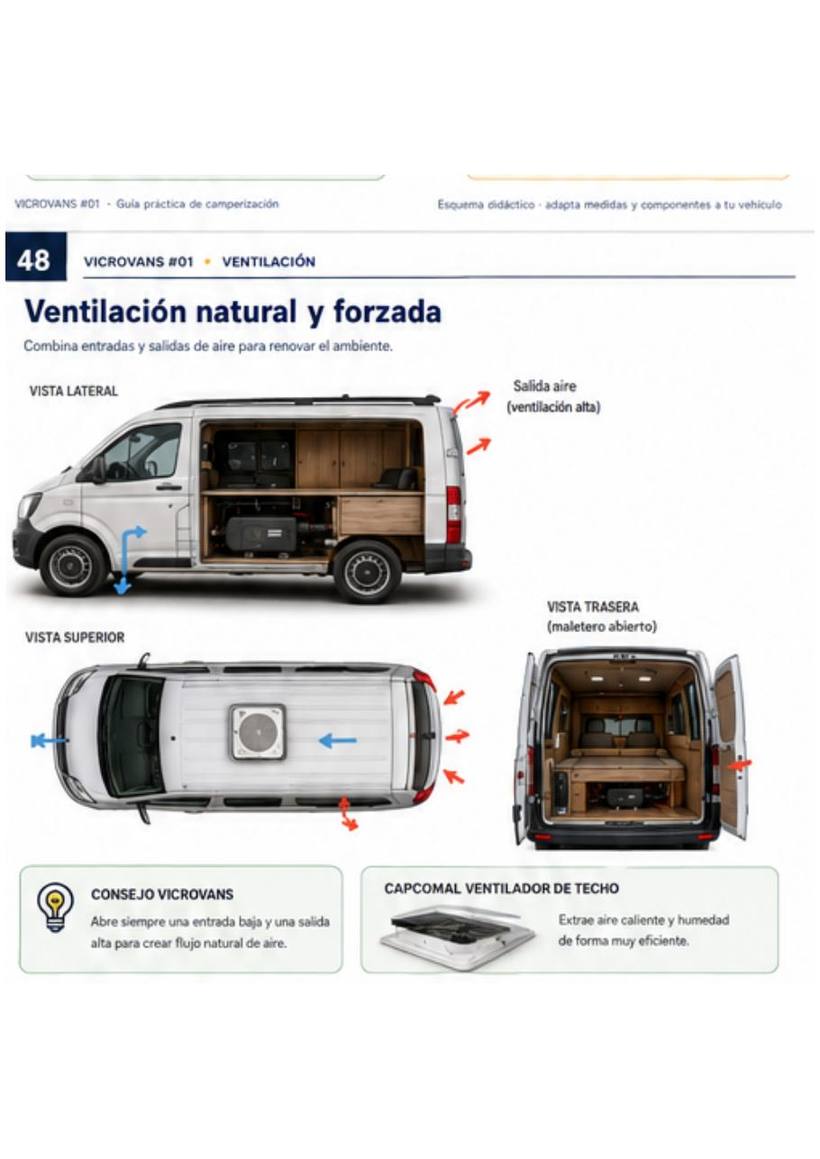 Página de ventilación natural y forzada